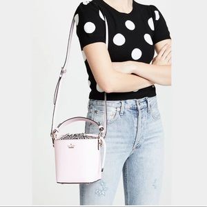 Kate Spade Pippa Pink Lemonade Bucket Bag